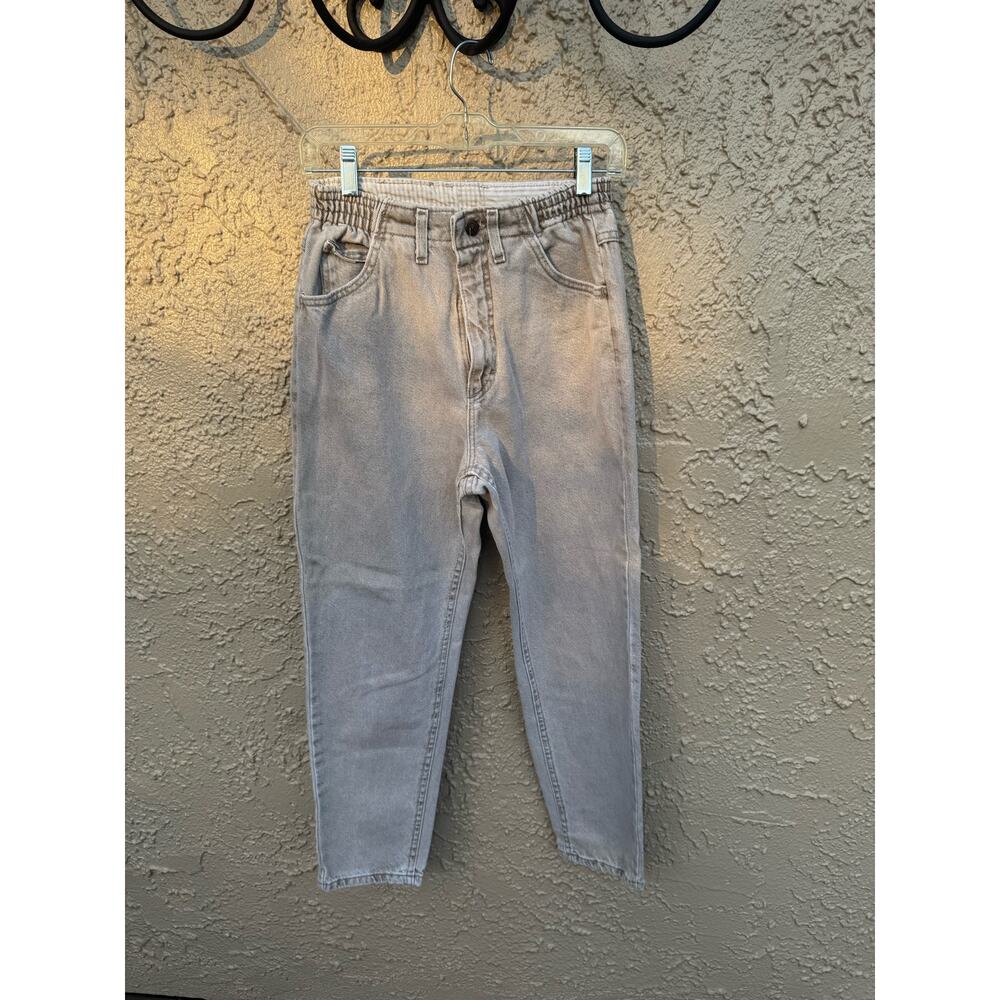 Vintage Lee’s High Waisted Elastic Waist Mom Jeans